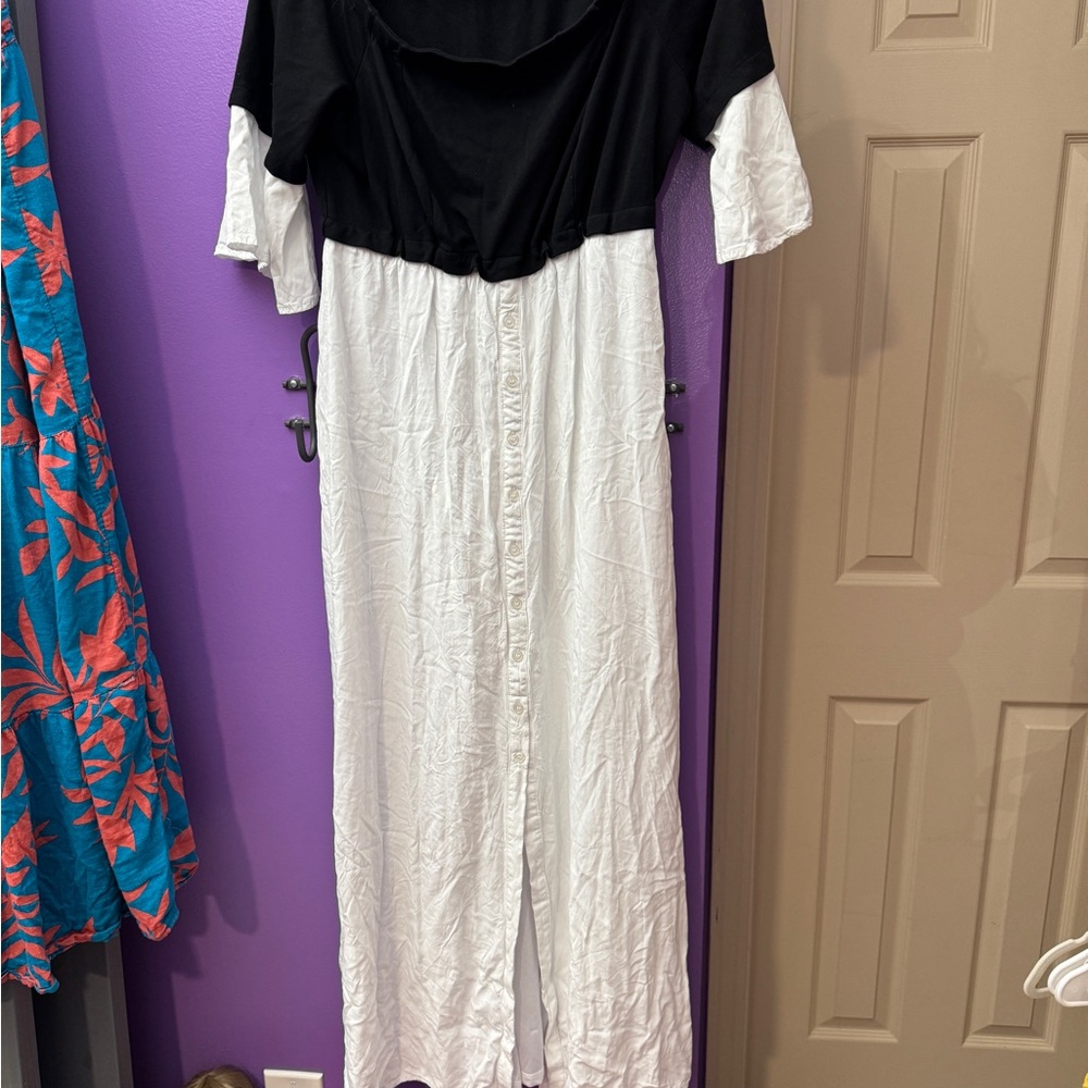 VENUS Pink Cowl Neck Short Sleeve Sundress